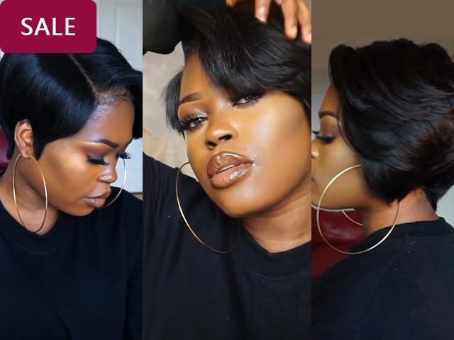 JUNYSSA GLAMOROUS Tapered Bob WIG JUNYSSA GLAMOROUS Tapered Bob WIG